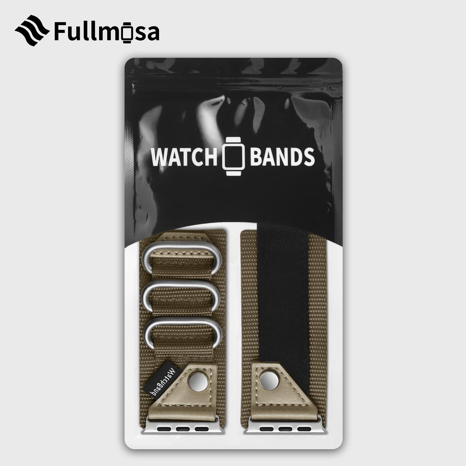 Fullmosa Correa compatible con Apple Watch de 1.654 in 1.732 in 1.772 in 1.929 in 1.496 in 1.575 in 1.614 in, correa de nailon para Apple Watch