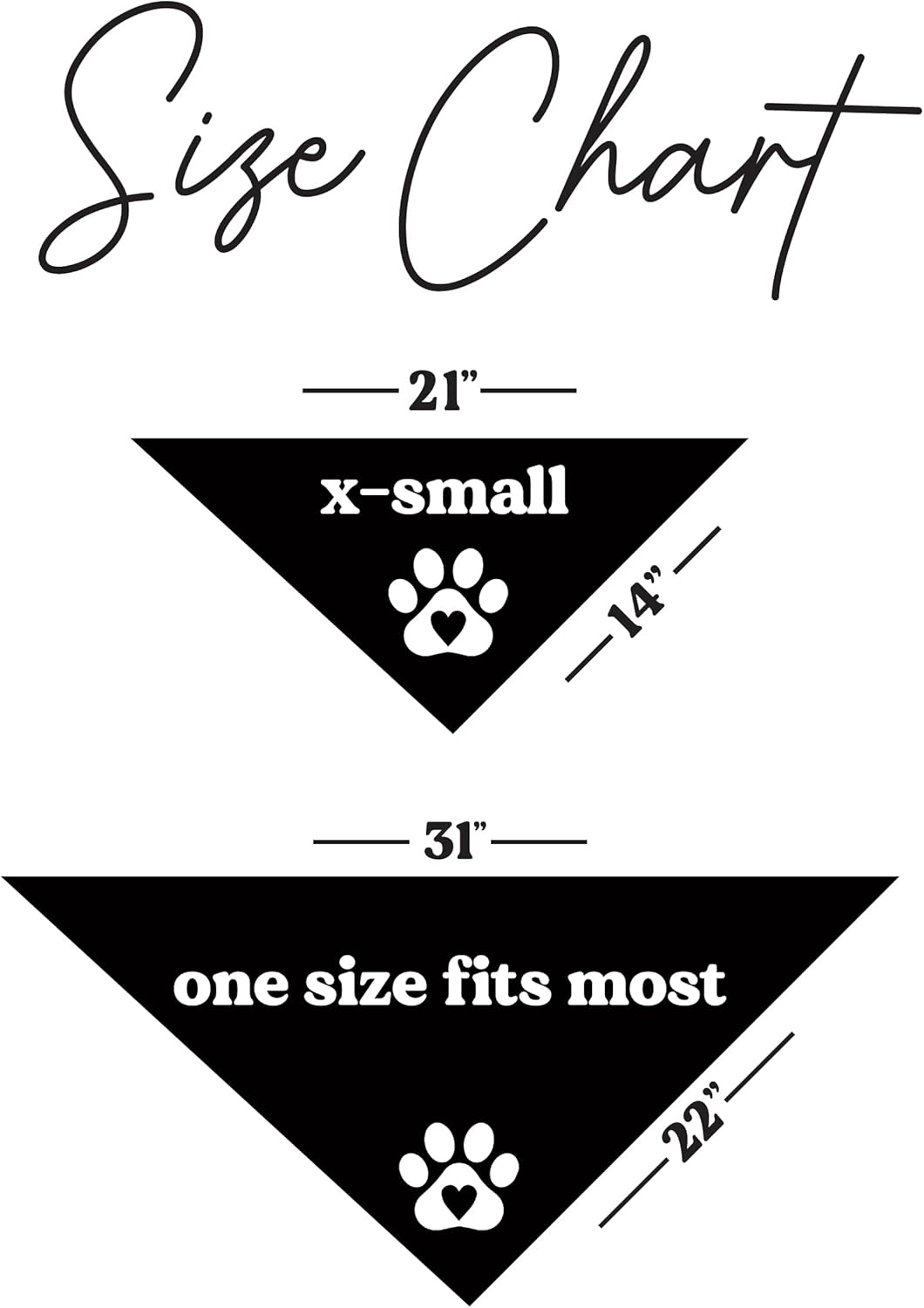 y luego había cinco (2 patas) Bandana para perro con anuncio de bebé (Rainbow Scrunch, OS 627)
