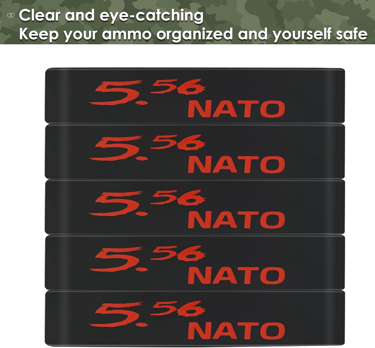 Aolamegs Paquete de 510 bandas para revistas, 5.56 OTAN, 300 apagones, 300 Subsonic, .223 Remington, .308 Winchester, 7.62 x 39, bandas de silicona
