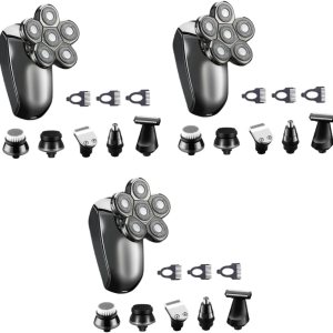 FOMIYES 3 juegos de afeitadora eléctrica para barba, cortadora de pelo de nariz, maquina de afeitar para hombre y hombre, kit de aseo de peluquería FOMIYES 3 juegos de afeitadora eléctrica para barba, cortadora de pelo de nariz, maquina de afeitar para hombre y hombre, kit de aseo de peluquería