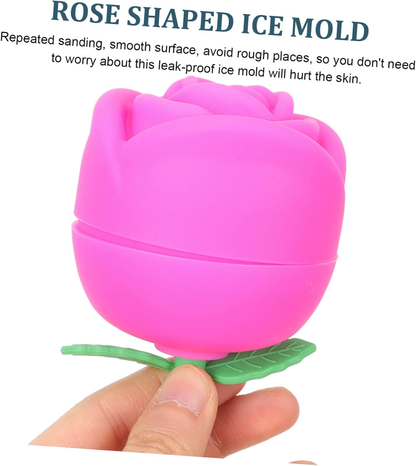 Zerodeko 4 Pcs Molde De Para Resina Sphere Mold Ice Cream Ball Maker Rose Ice Cube Mold Rose Fondant Molds Lidded Ice Making Molds Rose Chocolate