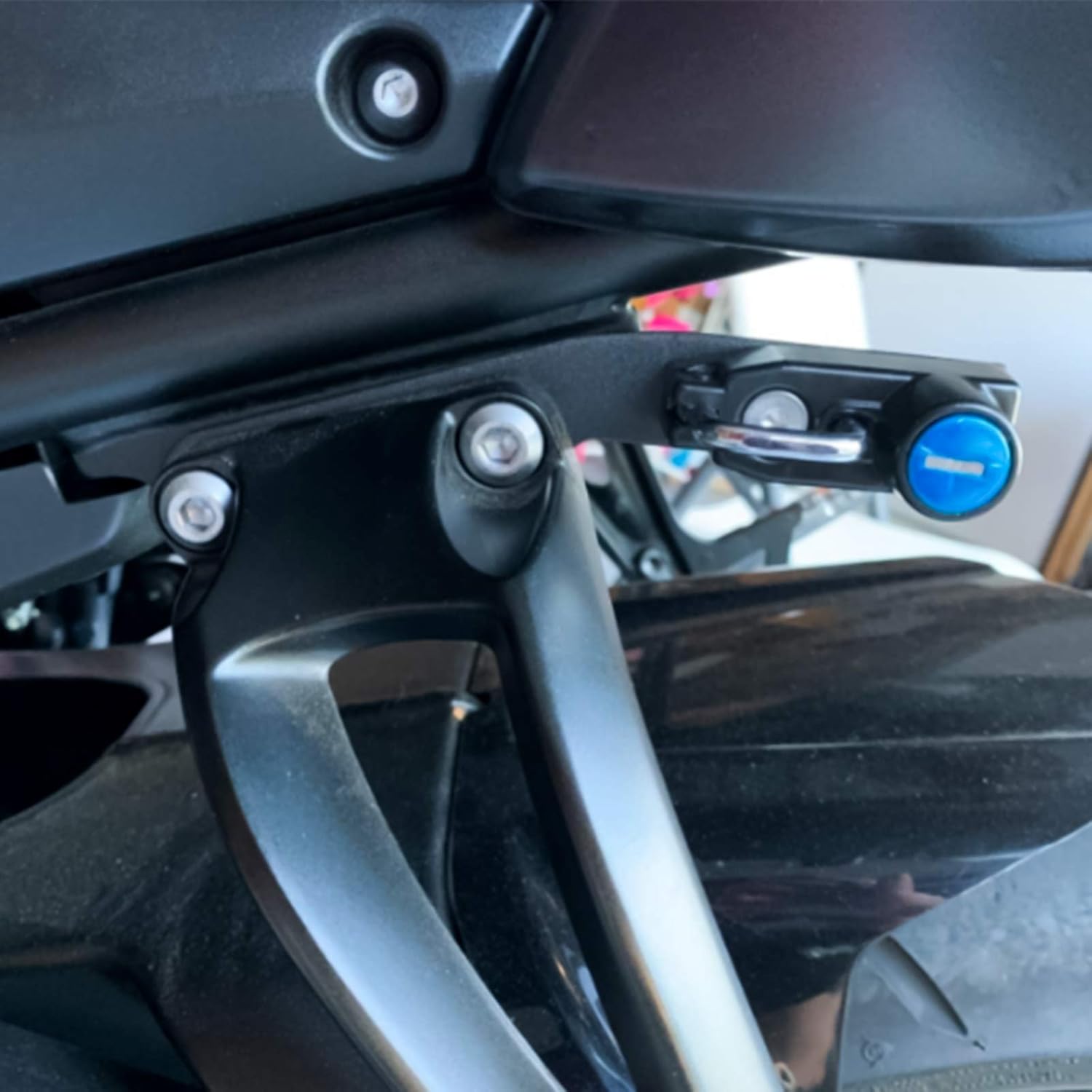 GUAIMI – Cerradura antirrobo para casco de motocicleta, cerradura de seguridad para casco XSR900 2015-2016 MT-09 2013-2017 FZ-09 2013-2017 FJ-09