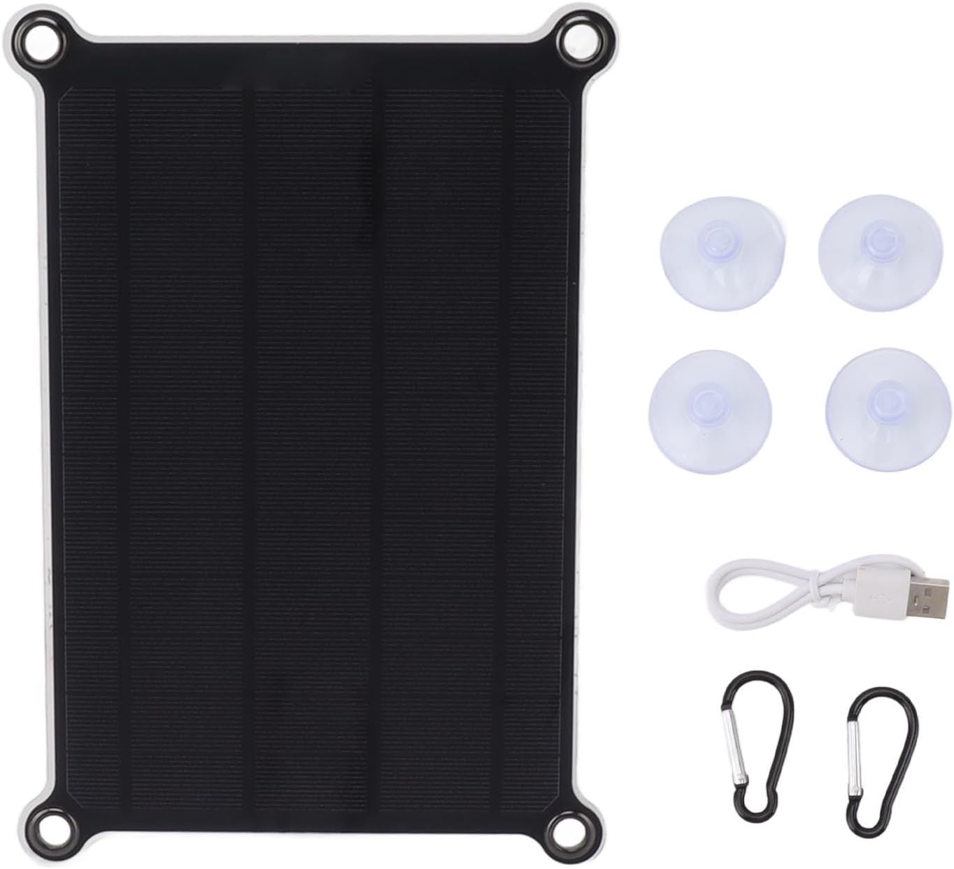 Mini panel solar 10W 5V alta conversión de energía USB monocristalino cargador del panel solar para acampar al aire libre