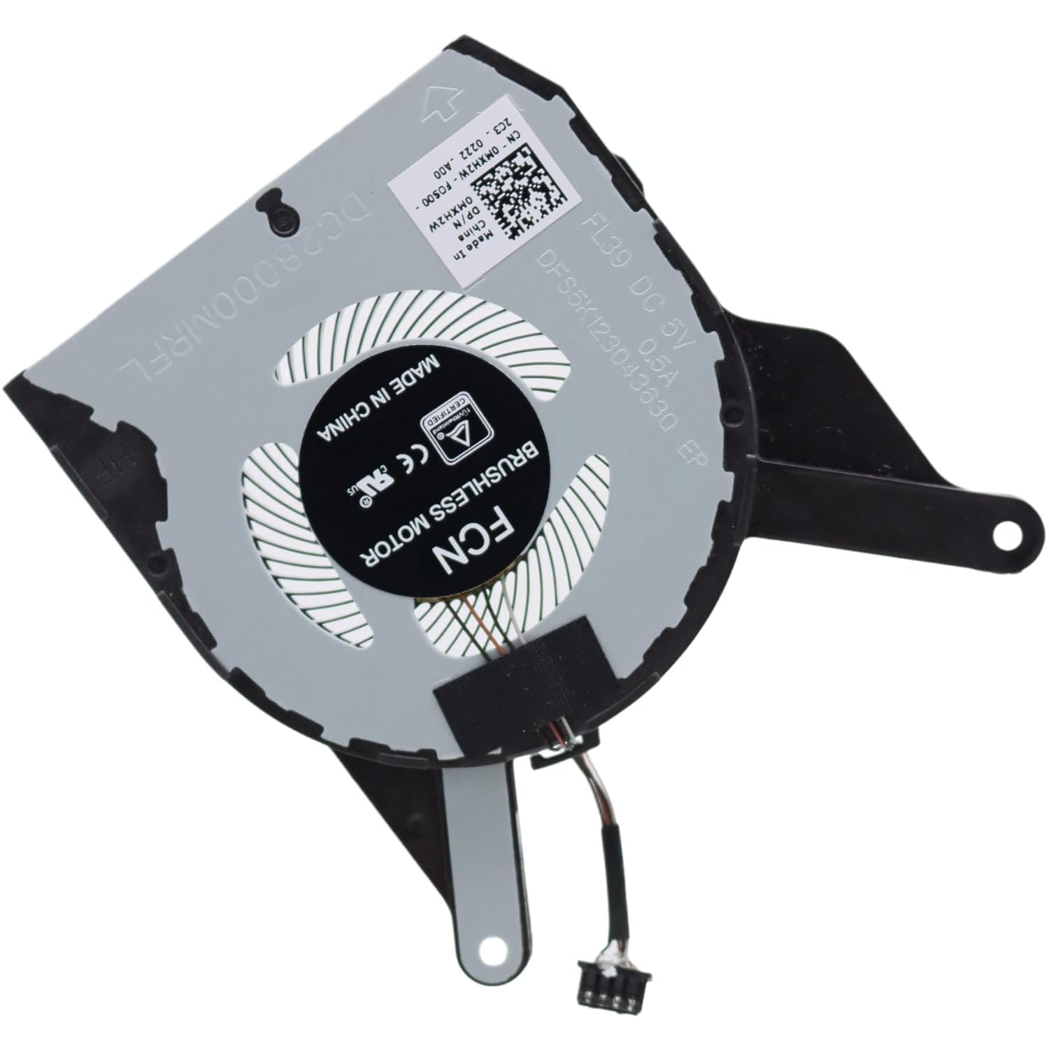 Deal4GO Ventilador de refrigeración de CPU de 5 V MXH2W 0MXH2W EG50050S1-CF00-S9A Reemplazo para Dell Latitude 5400 (gráficos UMA)
