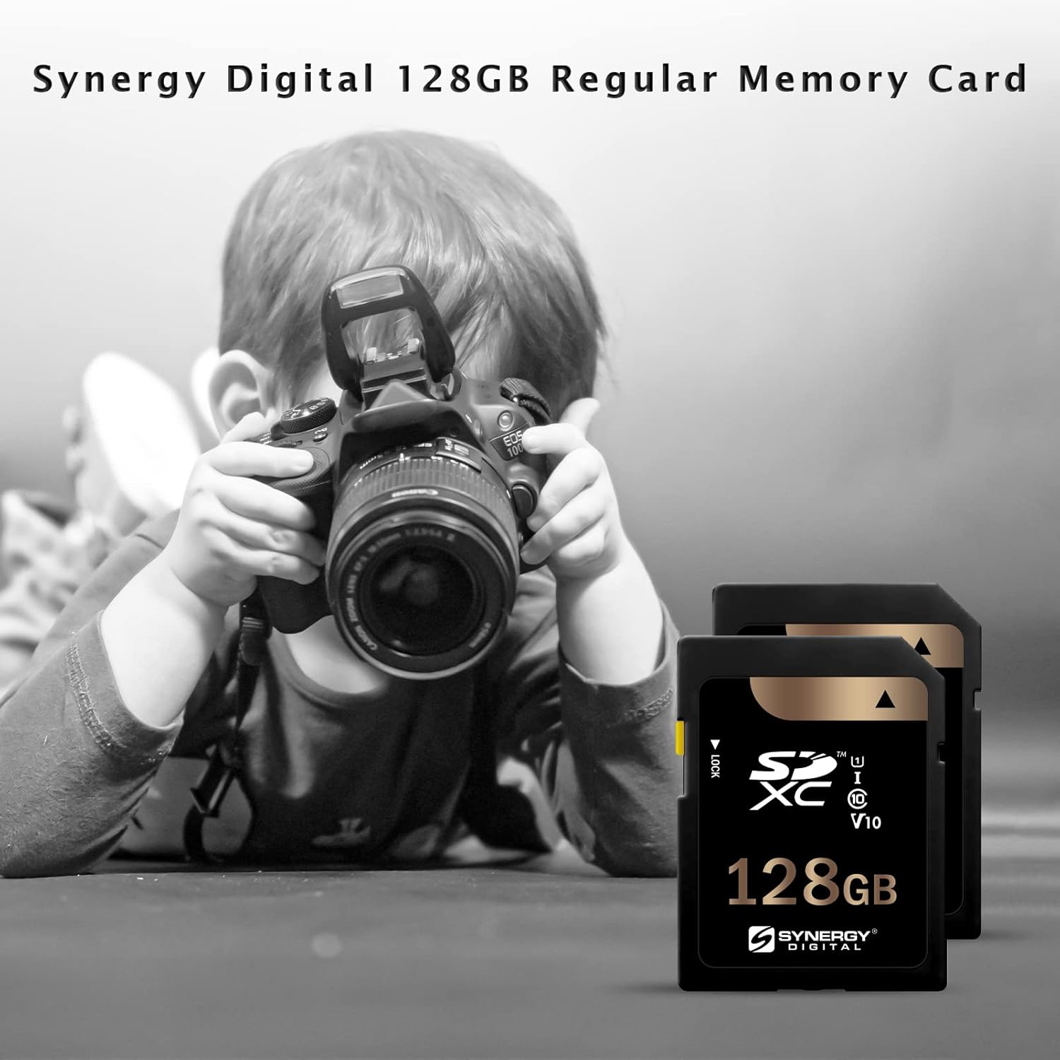 Synergy – Tarjeta de memoria digital para videocámara, funciona con DJI Osmo Pocket Gimbal Videocámara, 128 GB Secure Digital (SDXC) Clase 10