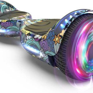 Patineta Hoverboard totalmente nueva, versión-HS2.0, color cromado y cubierta revestida. Scooter de dos ruedas con autoequilibrio, altavoz Patineta Hoverboard totalmente nueva, versión-HS2.0, color cromado y cubierta revestida. Scooter de dos ruedas con autoequilibrio, altavoz