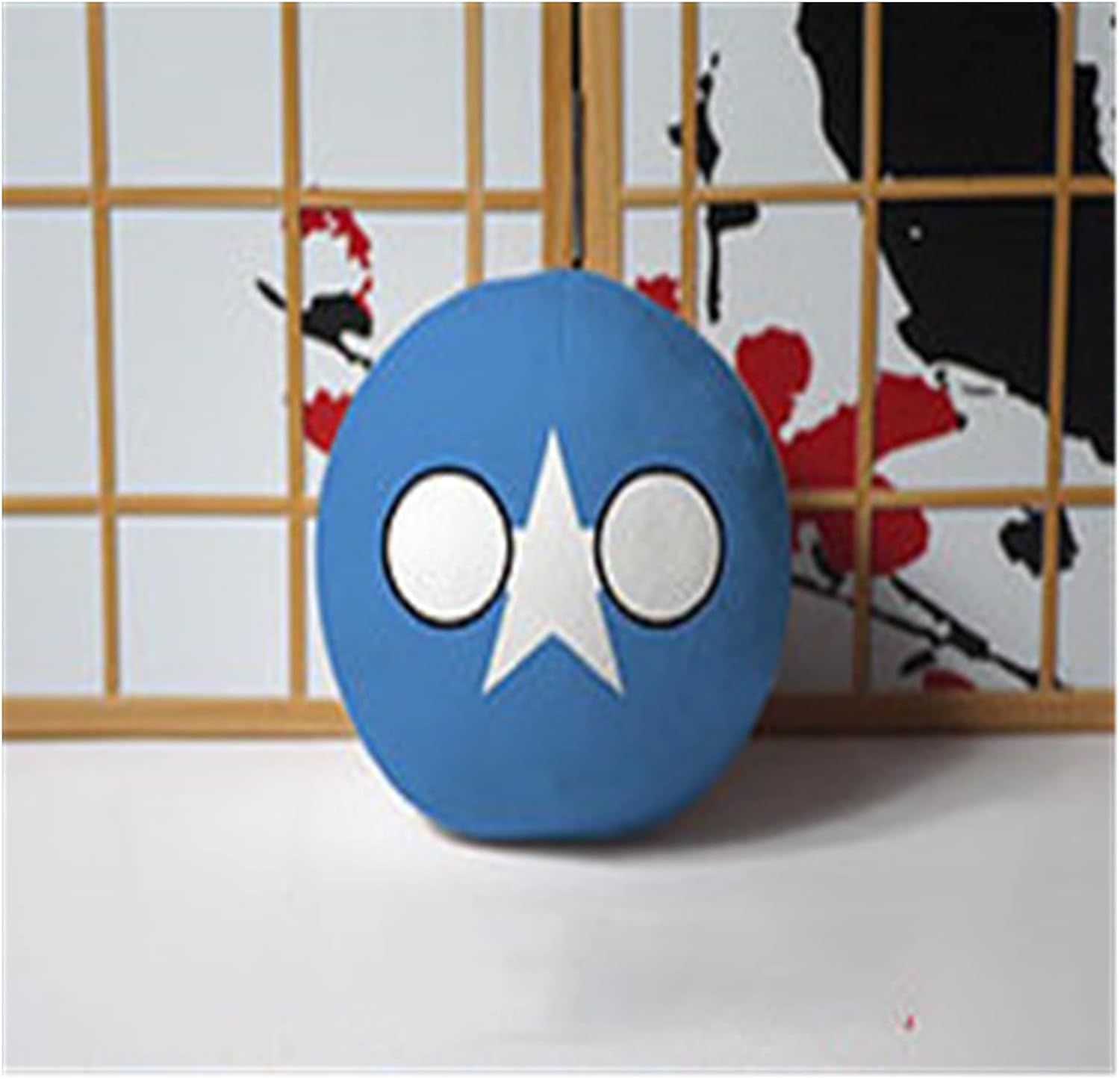 Polandball Countryballs Muñeco de peluche Ucrania España Hungría Portugal Rumania Grecia Austria México Polonia Bola colgante 7.9 in (Color Somalia,