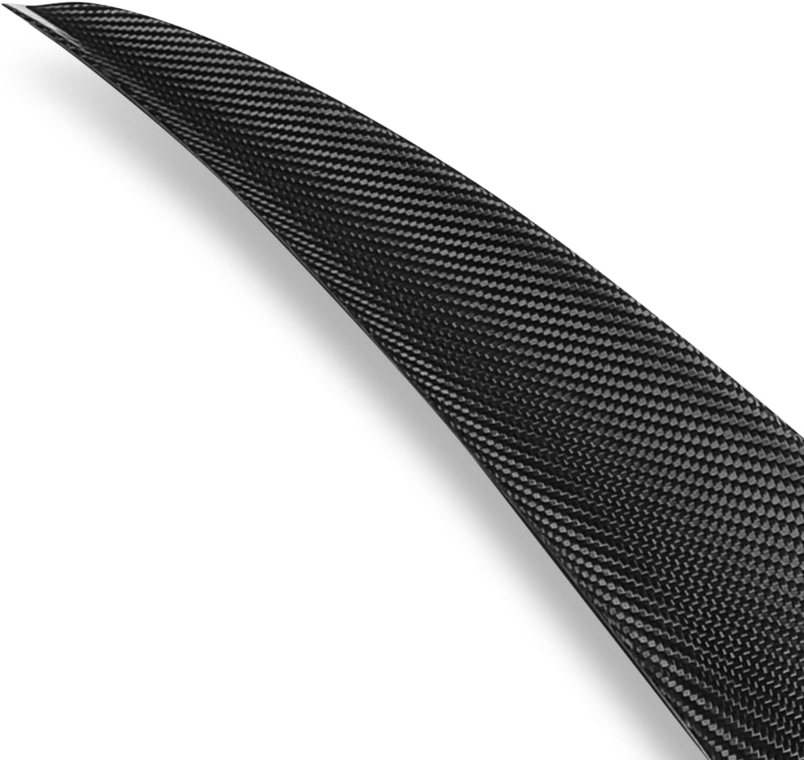 DNA MOTORING 2-SPC-7518-CF Alerón de la tapa del maletero de fibra de carbono estilo V compatible con Kia K5 2021-2023