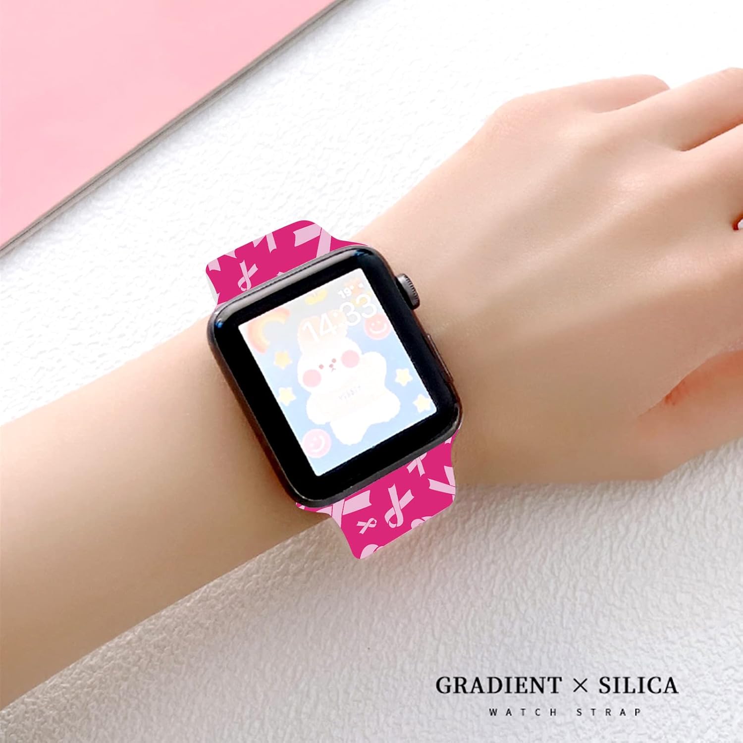 Compatible con Apple Watch Band de 1.496 pulgadas, 1.575 pulgadas, 1.654 pulgadas, 1.732 pulgadas, 1.732 pulgadas, Halloween, día de San Valentín,