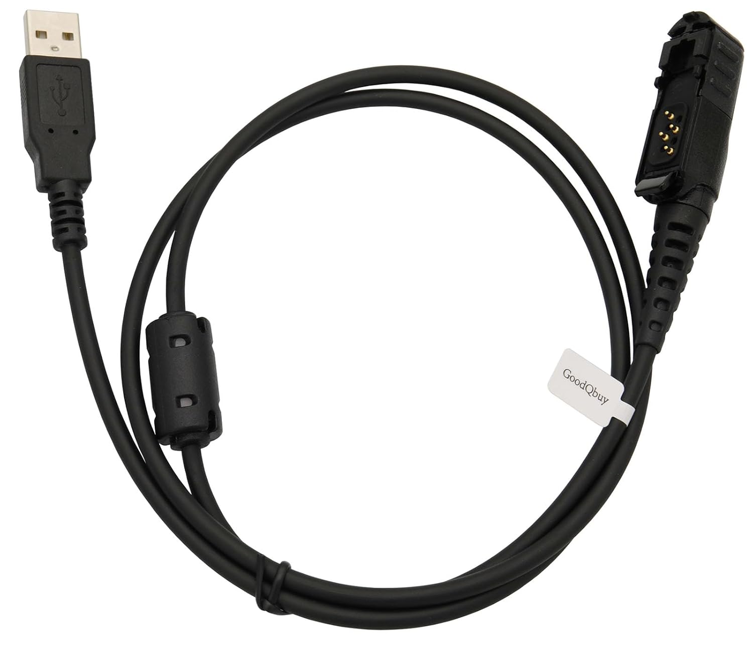 GoodQbuy El cable de programación USB es compatible con Motorola Radios Xpr3500e Xpr3300 Xpr3300e Xpr3500 XIR P6620 XIR P6600 E8600 E8608