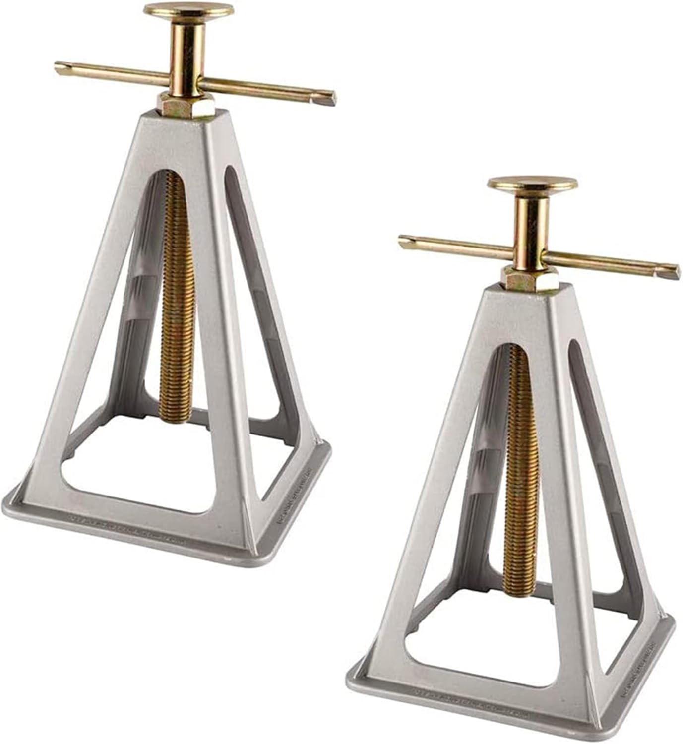 Yaegoo Paquete de 2 gatos estabilizadores para caravana, gatos estabilizadores de aluminio, bloques de nivelación para remolque, cámper, autocaravana