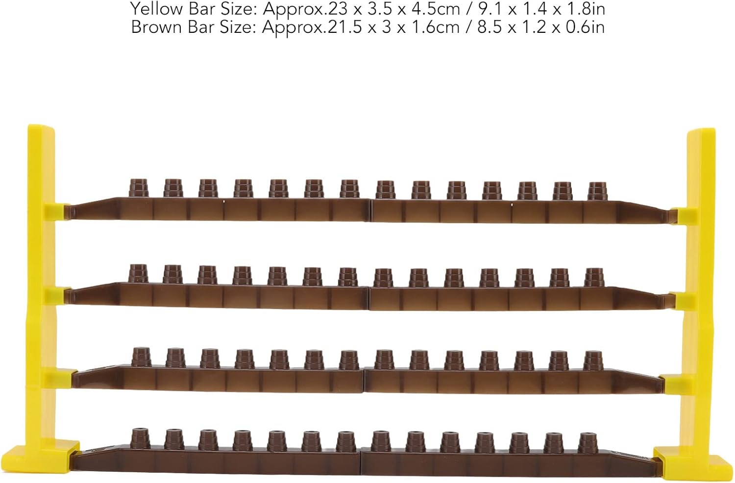 Apicultura Queen Cell Cup Holder Frame Bar,Kit de copas de célula de abeja,Queen Bee Base Base Cell Bar Marcos Multifuncional Apicultura Base Cell