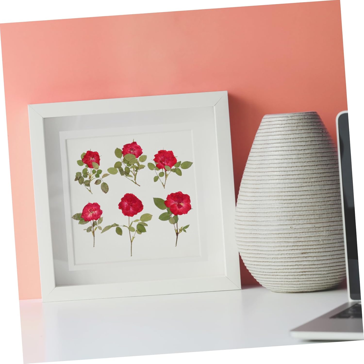 EXCEART 1 juego de flores secas, hojas prensadas secas, tallo de pino prensado real para decorar hojas secas para hacer velas, decoración de