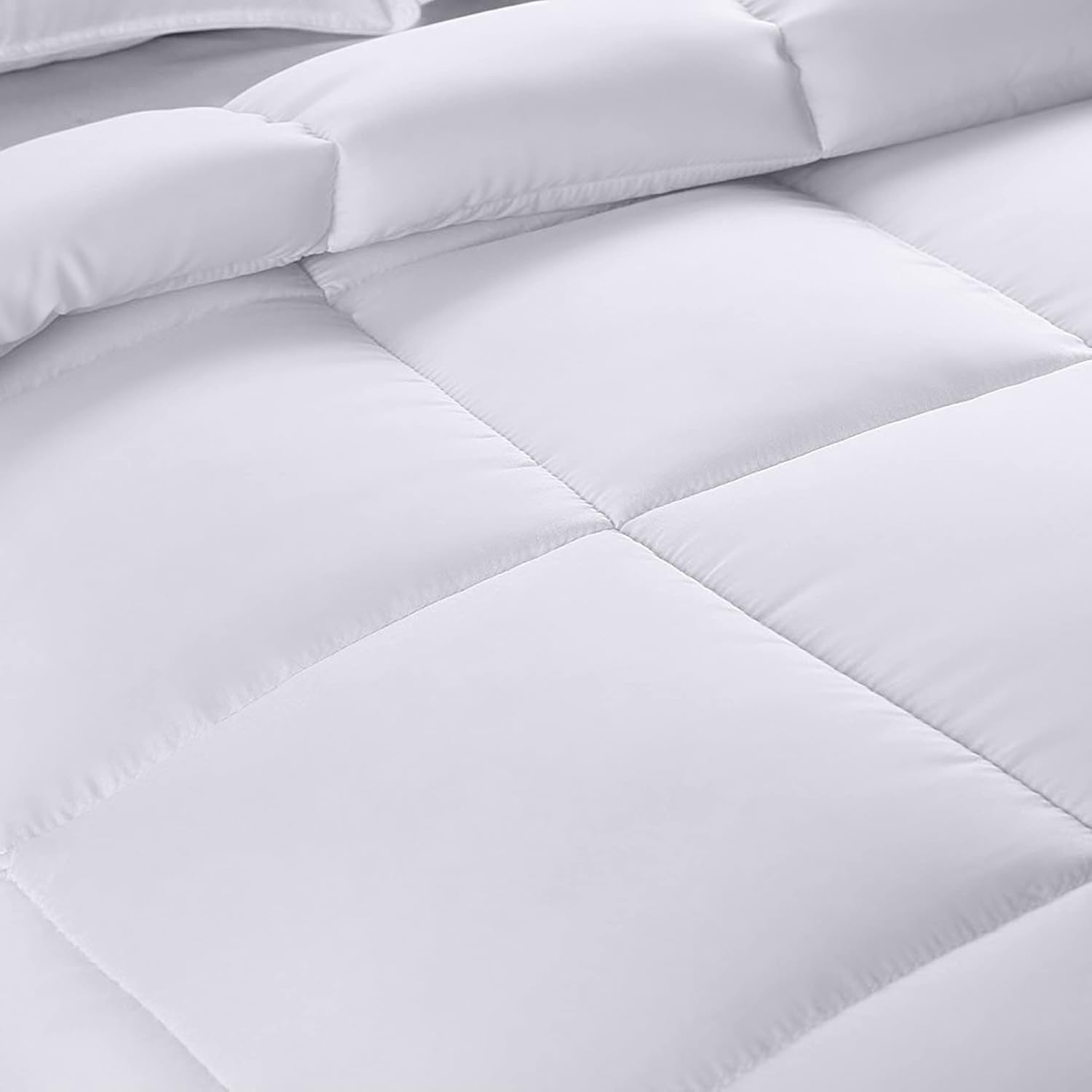 Utopia Bedding – Edredón para todo el año, 8.82ozm, edredón de plumón alternativo ultrasuave, relleno de fibra siliconada de felpa, con cuadros