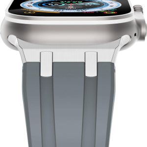 NewWays Correa para Apple Watch Ultra Band de 1.929 in, 1.772 in, 1.732 in, 1.654 in, 1.614 in, 1.575 in, 1.496 in, para hombres, correa de goma de NewWays Correa para Apple Watch Ultra Band de 1.929 in, 1.772 in, 1.732 in, 1.654 in, 1.614 in, 1.575 in, 1.496 in, para hombres, correa de goma de