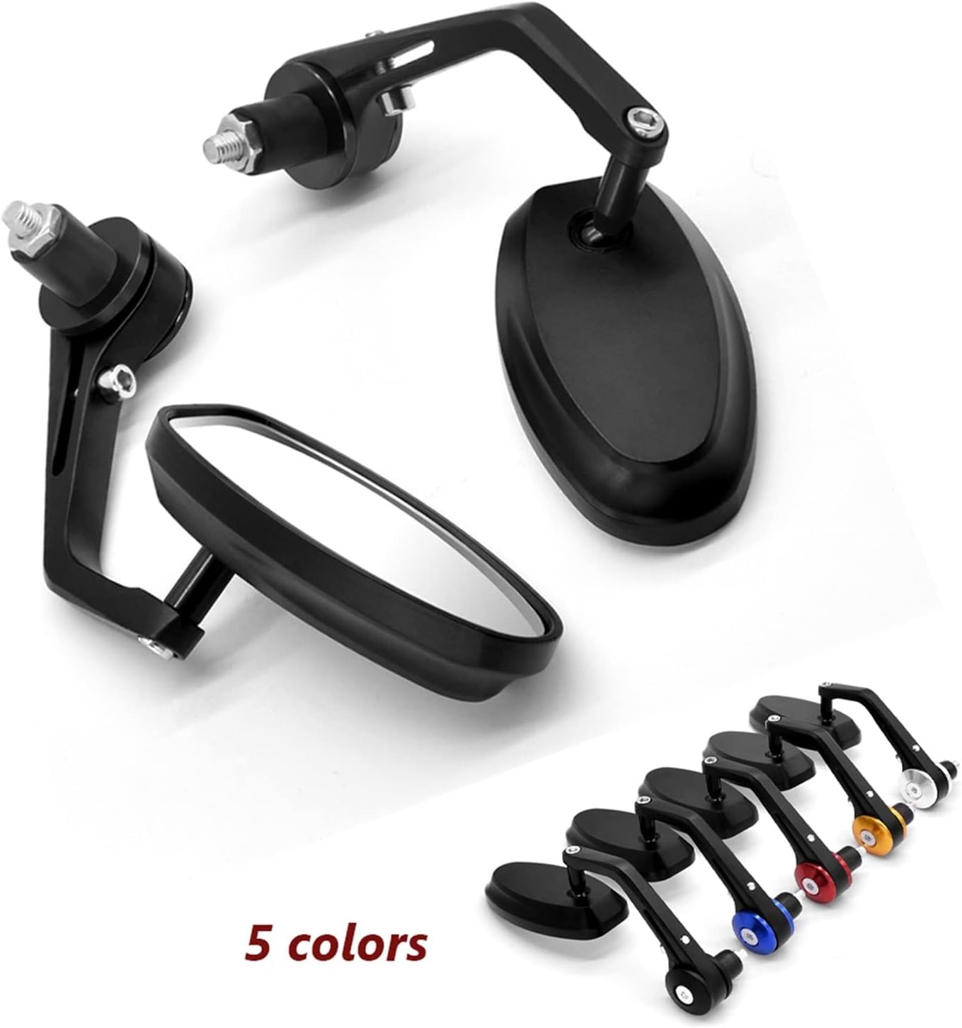 Motocicleta Manillar Extremo Espejo Retrovisor 78″ para Kawasaki ZZR600 Z900 Z650 VERSYS 1000 VulcanS 650cc Z750