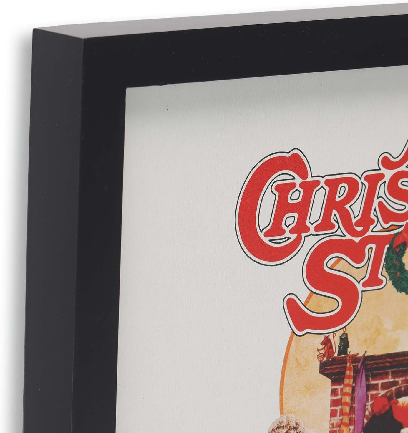 Póster de película de historia de Navidad enmarcado para decoración de pared de madera, icónico arte de pared de historia de Navidad para decoración