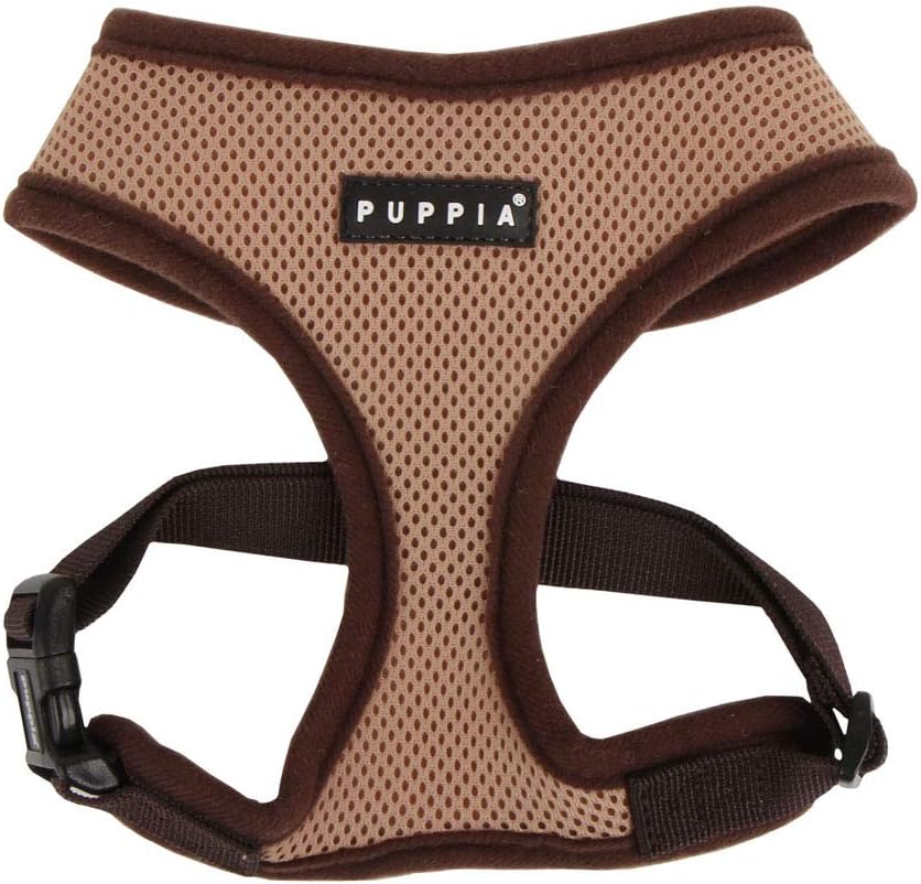 Puppia Arnés suave para perro, sin estrangulamiento, sobre la cabeza, de triple capa, malla transpirable, cinturón ajustable en el pecho y hebilla
