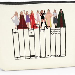 Regalos inspirados para amantes de los libros, regalos de ratones de biblioteca, bolsa de maquillaje para mujeres, regalos de cumpleaños, música y Regalos inspirados para amantes de los libros, regalos de ratones de biblioteca, bolsa de maquillaje para mujeres, regalos de cumpleaños, música y