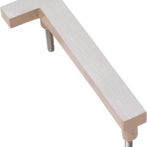 Montague Metal Products MHN-04-F-TE2-1 Números de casa de dirección flotantes modernos de aluminio cepillado sólido, 4 pulgadas, níquel satinado con Montague Metal Products MHN-04-F-TE2-1 Números de casa de dirección flotantes modernos de aluminio cepillado sólido, 4 pulgadas, níquel satinado con