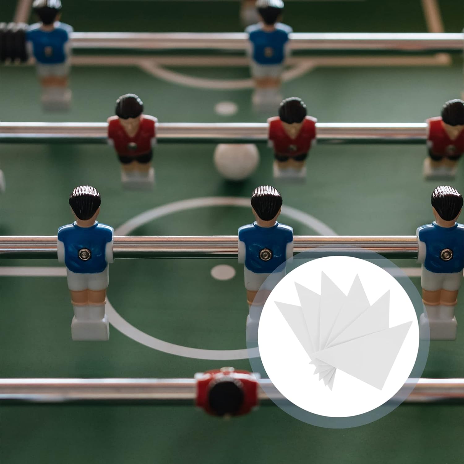 Sosoport Máquina de futbolín de mesa de esquina de futbolín Mesa de futbolín Triángulo Mesa de futbolín de esquina Piezas de reparación de mesa de