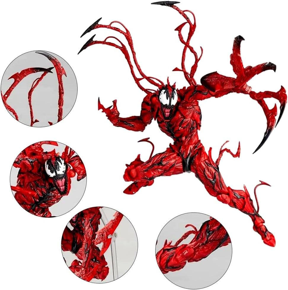 Venom – Figura de acción de Carnage, figura de acción VenomLegends de 7 pulgadas, figura de acción Carnage de 7 pulgadas, regalos finos, juguete de