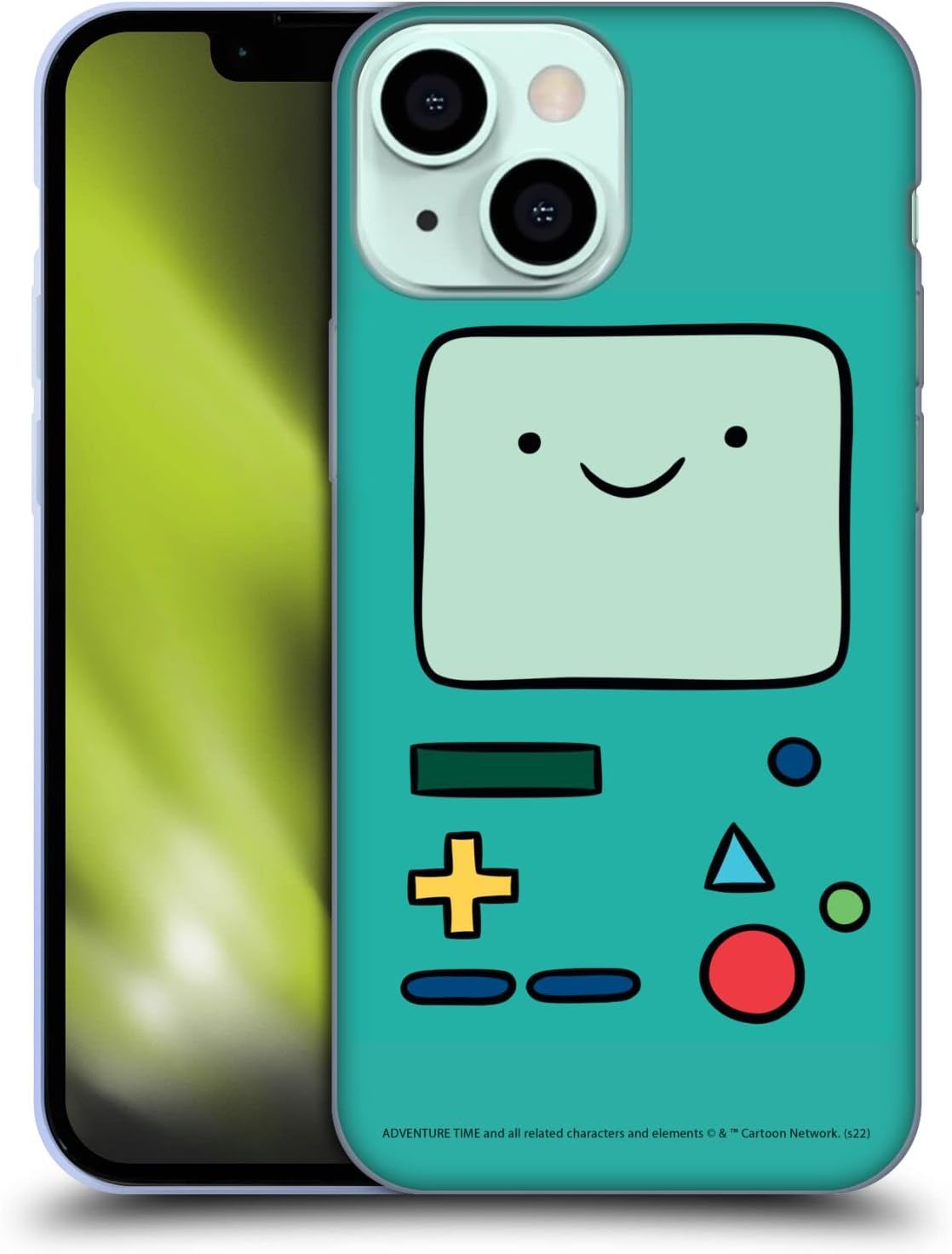 Head Case Designs Funda de gel suave con licencia oficial de Adventure Time BMO Graphics compatible con Apple iPhone 13 Mini