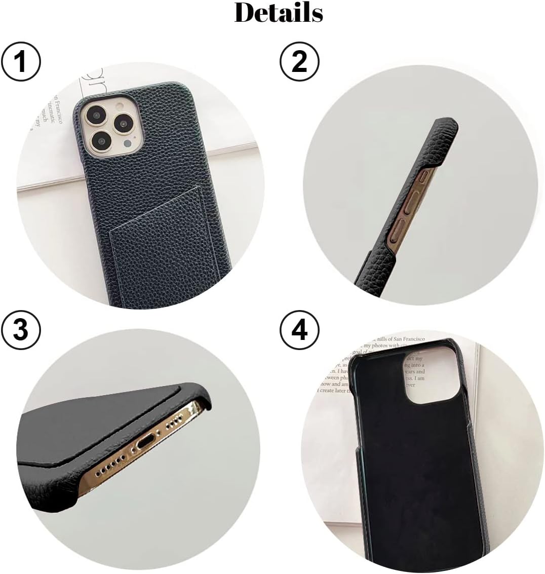 Funda de cuero vegano de lujo con iniciales personalizadas para iPhone 15 14 13 12 Pro Max 11 Mini Xr Xs X 7 8 Plus SE 2020 2022, cubierta