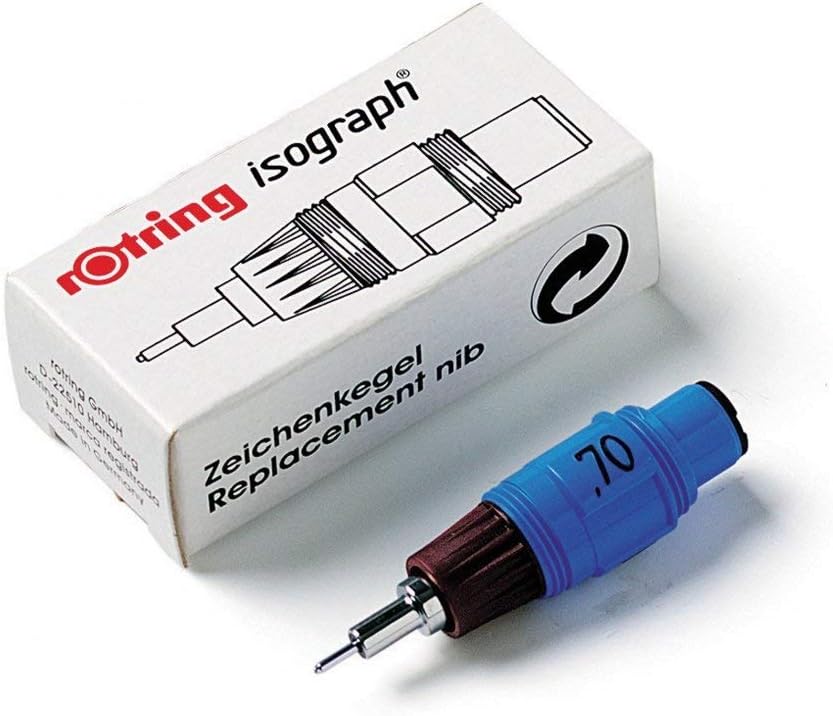 Rotring Punta de repuesto para bolígrafo técnico Rapidograph solo 0.024 in