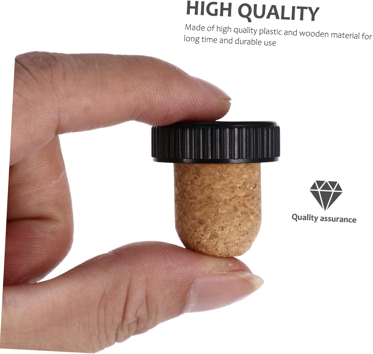 UPKOCH Sellador al vacío de corcho para botellas de vidrio Sous Vide con tapas, bebidas a granel, corchos de vino, tapones de corcho a granel,