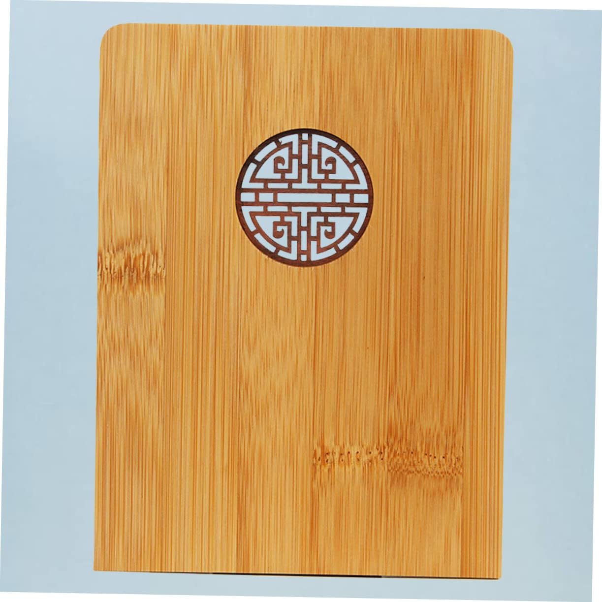 IMIKEYA 16 sujetalibros de madera clásico Tapones de madera para libros de arte, sujetalibros de biblioteca vintage, estante de almacenamiento
