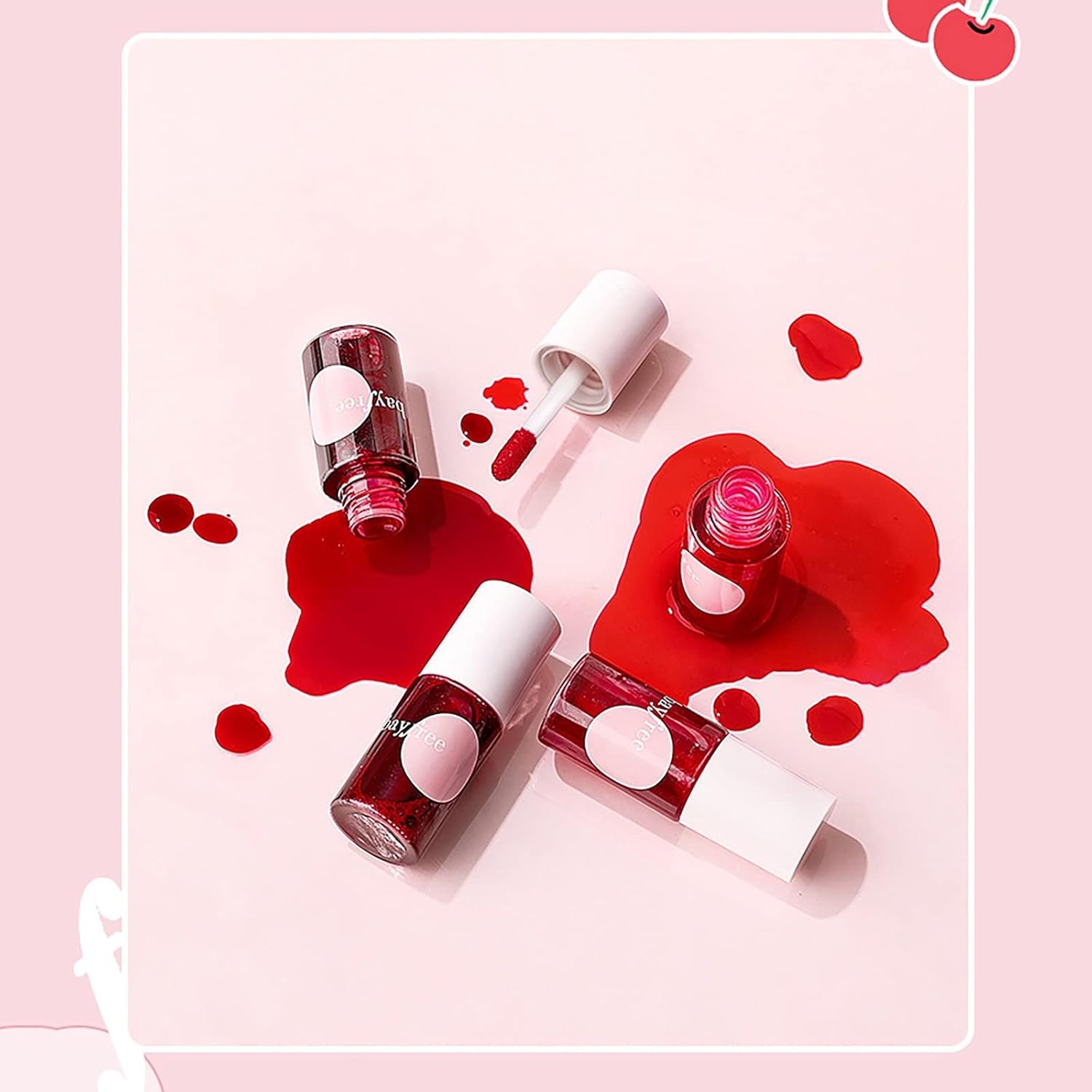 Lápiz labial para mejillas, labios Bayfree, 0.17 onzas líquidas, fijación y tinte de agua, lápiz labial hidratante natural, I Am Busy Lip Stain (B,