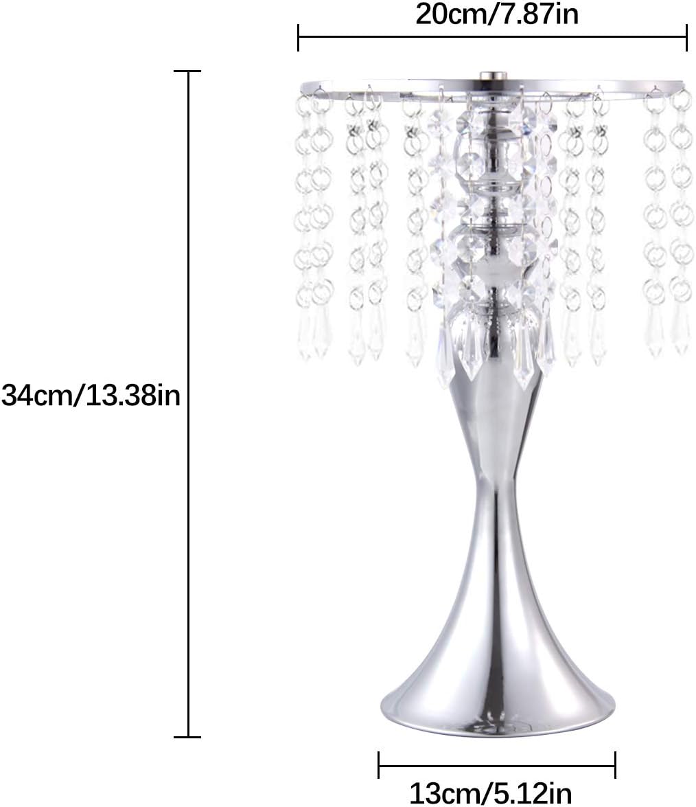 ECOM KING Soporte versátil para flores de boda, arreglo floral de boda para centro de mesa, florero de metal para boda, aniversario, cena, centro de