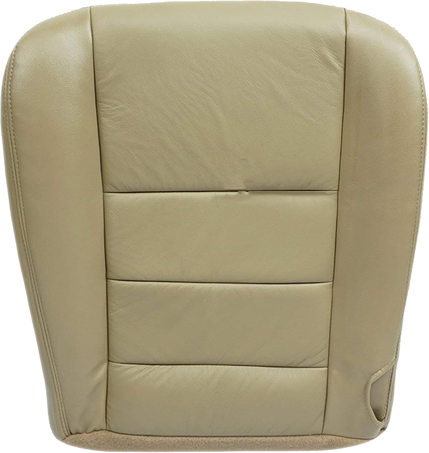 Funda de asiento de cuero sintético de repuesto para Ford F250 F350 Lariat Crew Cab 2003, 2004, 2005, 2006, 2007, color marrón (parte inferior del