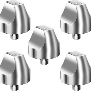 WB03X32194 WB03T10329 – Pomo para estufa de gas GE Café, WB03X25889 Perillas de control de quemador de perfil de acero inoxidable para las series WB03X32194 WB03T10329 – Pomo para estufa de gas GE Café, WB03X25889 Perillas de control de quemador de perfil de acero inoxidable para las series