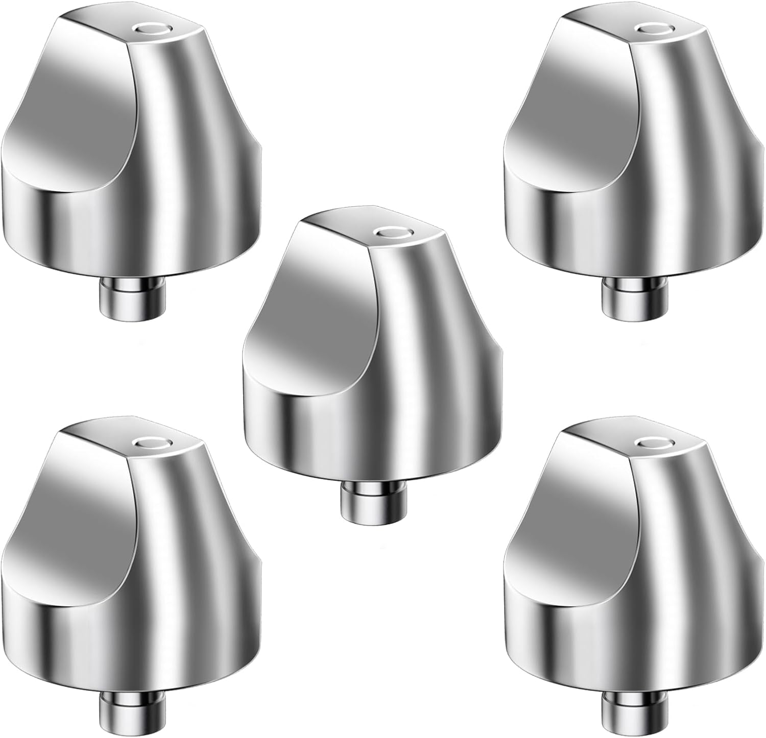 WB03X32194 WB03T10329 – Pomo para estufa de gas GE Café, WB03X25889 Perillas de control de quemador de perfil de acero inoxidable para las series