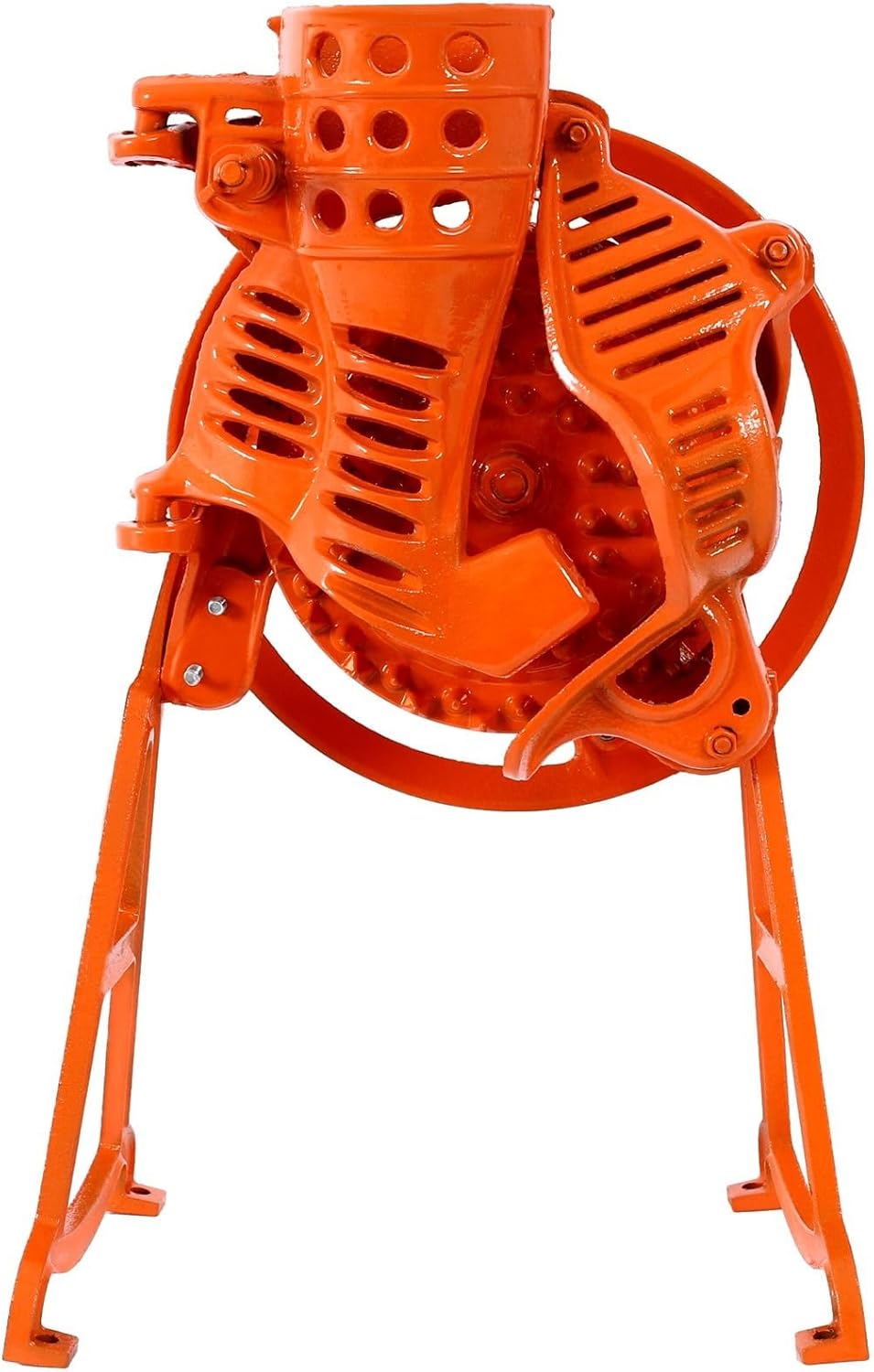 Desgranadora manual de maíz resistente con soporte y volante, construcción de acero, herramientas de eliminación de maíz para trituradora de maíz,