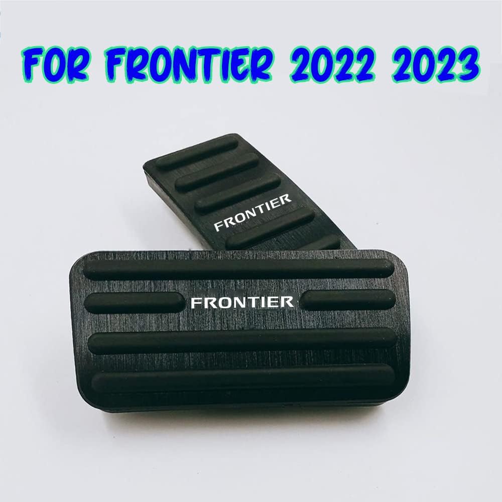 Fundas de pedal de acelerador de gas de aleación de aluminio, accesorios interiores, antideslizantes, sin perforación, kit de pastillas de pedal de