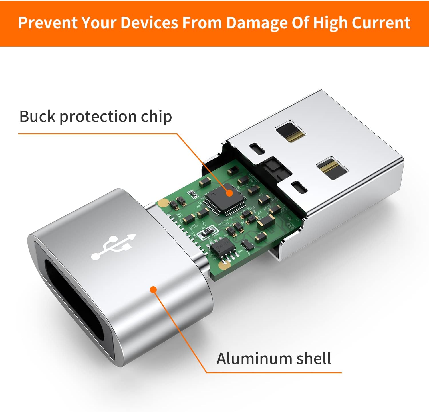 JXMOX Adaptador USB a USB C, paquete de 4, cargador USB C hembra a macho tipo C convertidor para Apple Watch Ultra iWatch 7 8 SE, iPhone 15 14 13 12