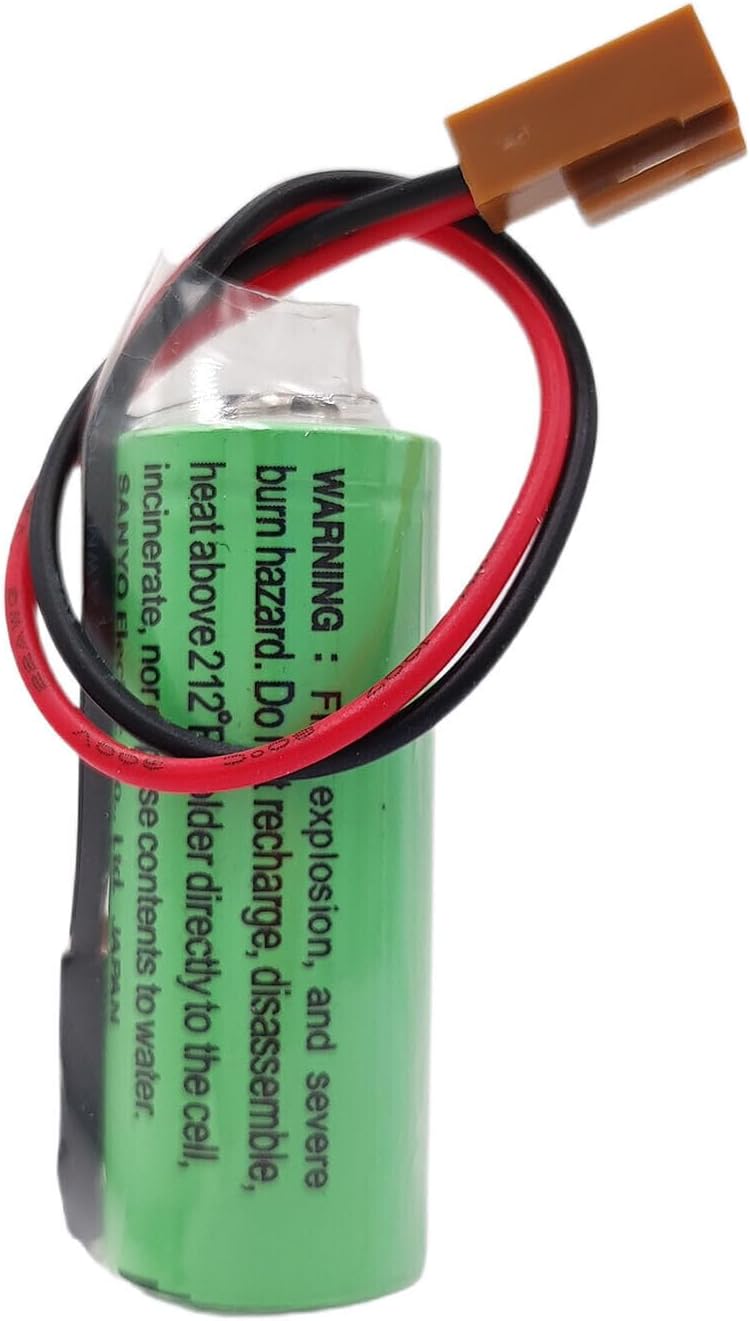 (8 piezas) 3V CR17450SE-R  A98L-0031-0012 – CR17450-17450 2500mah PLC batería+enchufe no recargable para FANUC CNC System Equipo electrónico especial