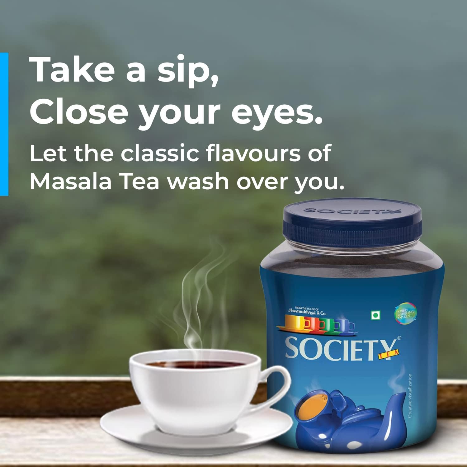 Society Pure Assam Leaf Tea CTC, 32 onzas, 450 tazas, té negro indio orgánico, té Assam puro surtido, rico gránulos de Assam Chai-té con