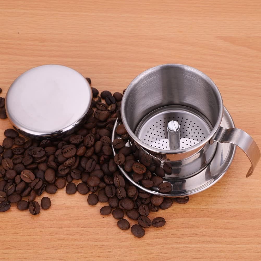 Filtro de café vietnamita, filtro de goteo de café vietnamita, cafetera vietnamita, cafetera de una sola porción, filtro de infusor de café manual,