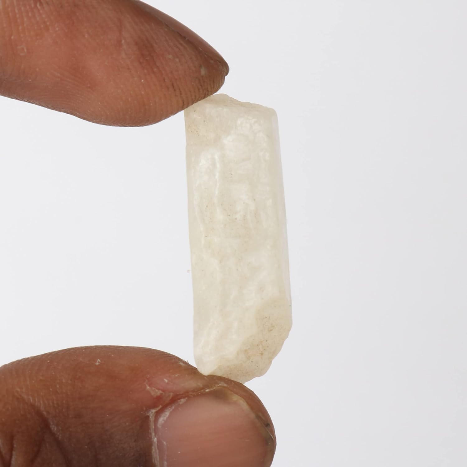 GEMHUB 41.70 ct Cristal curativo de piedra lunar arcoíris caído, curación metafísica, piedra de chakra para Relki, Gema, piedra lunar de Sri Lanka