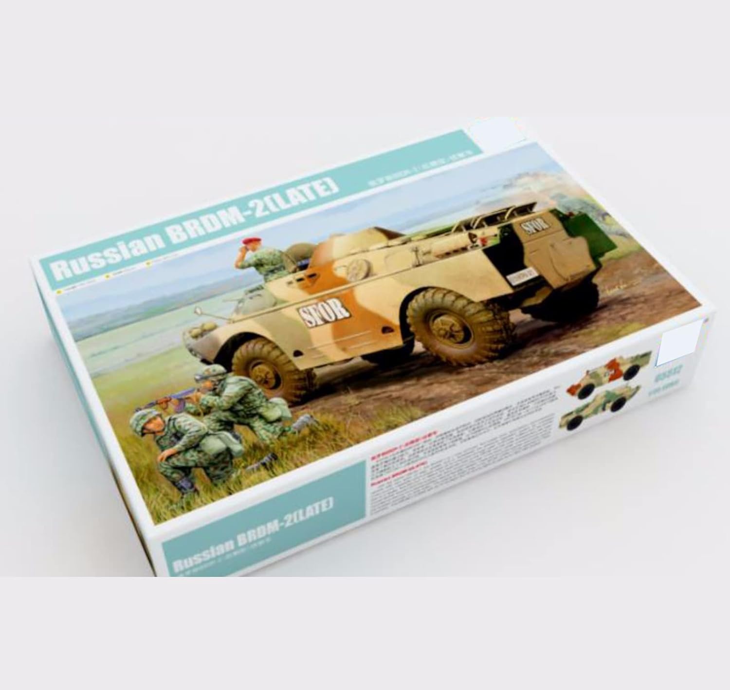 Tank 3D Puzzles Kits de modelos de plástico, escala 135 modelo de vehículo de reconocimiento tardío BRDM-2 Ruso, juguetes para adultos y regalo