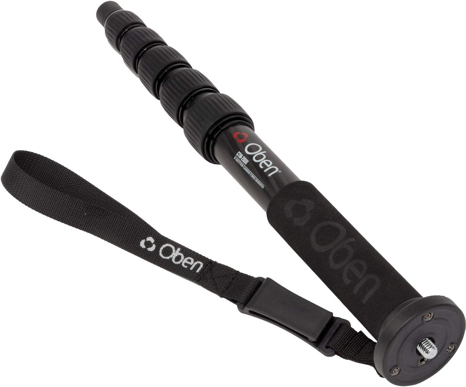 Oben CTM-2600 Monopod de fibra de carbono de 6 secciones