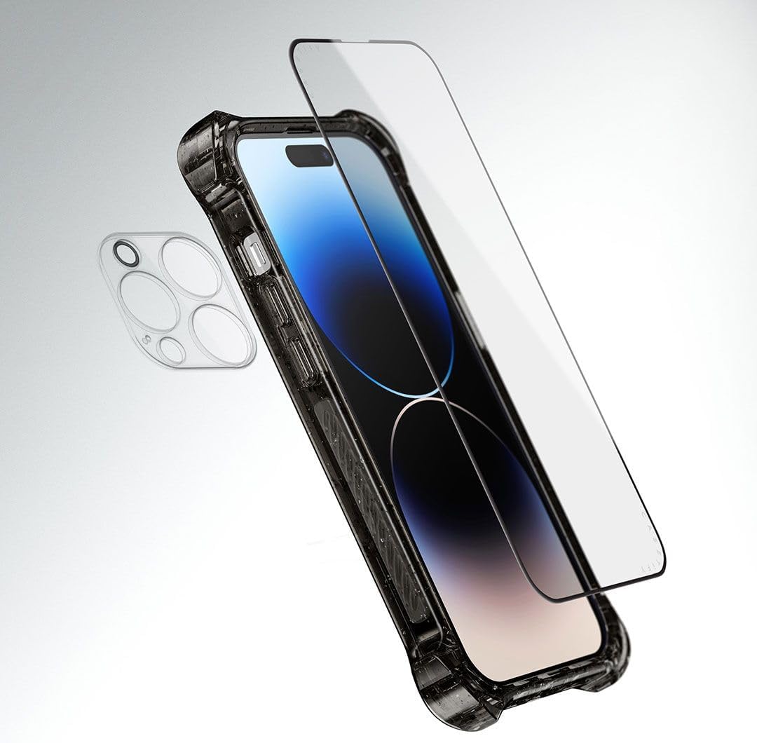 CASETiFY Protector de pantalla para iPhone 14 Pro 2.5D vidrio templado de pantalla completa