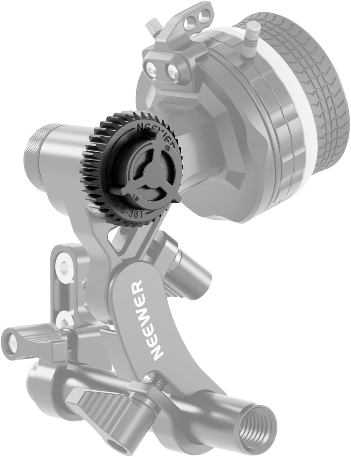 NEEWER Engranaje M0.8-38T para seguimiento de enfoque, estándar 0.8 MOD y 38 dientes compatible con SmallRig Follow Focus y NEEWER Mini Follow
