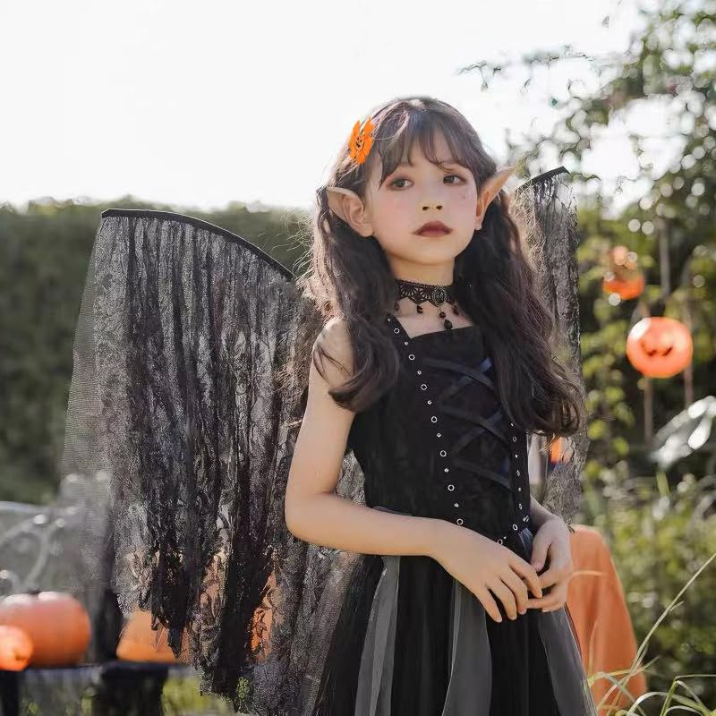 Lazos para el pelo de Halloween, pinzas para el pelo de calabaza para niñas, lindos pasadores de Halloween para niñas pequeñas, clip de pelo con