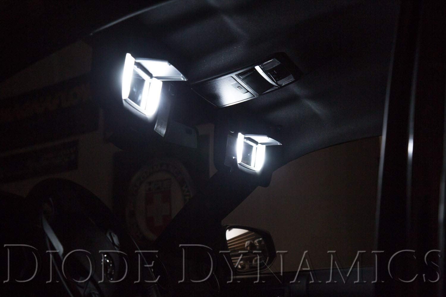 Diode Dynamics LED de luz de tocador compatible con Toyota Tacoma 2005-2023 (cuatro), fusible de 1.102 in SMF1 blanco frío (6000 K)