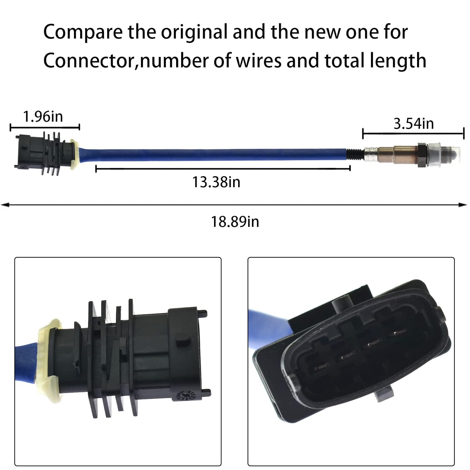 BAIXINDE 1 sensor de oxígeno 55572993 compatible con Buick Encore Chevrolet Cruze Sonic Trax 1.4L